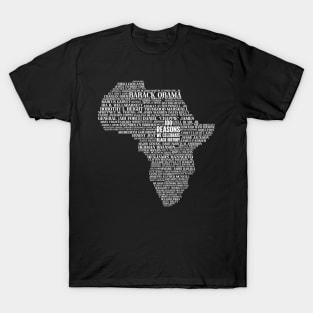 100 Reasons we celebrate black history, Africa, Black History, typography T-Shirt